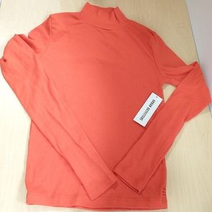 Urban Outfitters Orange Mock Turtleneck Size M NEW